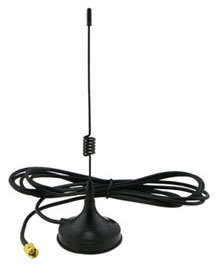 Impedance 50 Ohms 6 Inches Antenna with Magnetic Base and Male SMA Connector Electrodepot 433 MHz Unity Gain Omni 